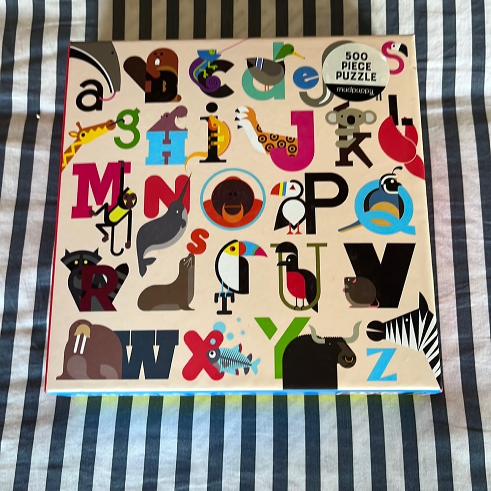 EUC Mudpuppy animal alphabet jigsaw puzzle